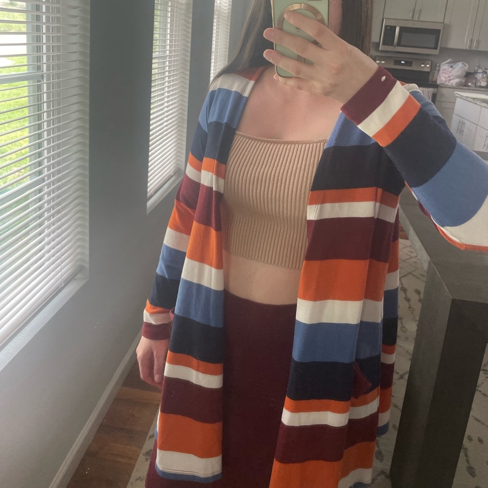 Striped Cardigan